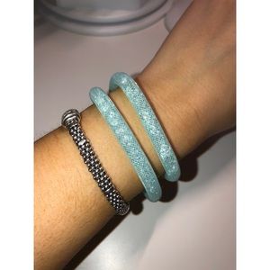 Swarovski aqua blue crystal bracelet 💎